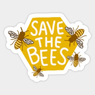 Save the Bees Sticker